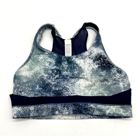 Ivivva by Lululemon Sports Bra Girls Blue Activewear Mesh Back Size 14 - Picture 1 of 9